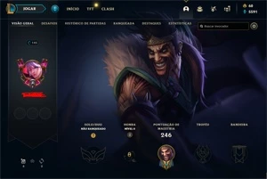 Conta abandonada muitos icones⭐ - League of Legends LOL
