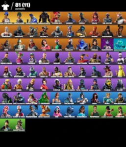 Conta Fortnite 81 Skins + Minty + All Twitch Packs Season 2