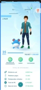POKEMON GO  LVL 35 / DESDE 2016 / PODE MUDAR O APELIDO - Pokémon