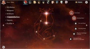 Genshin Impact AR 56, Dilluc C2, Venti C1, Jean C1