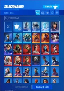Conta de Fortnite s2 s3 minty axe, mako + 175 skins - Others