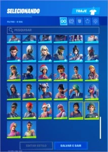 Conta de Fortnite s2 s3 minty axe, mako + 175 skins - Others