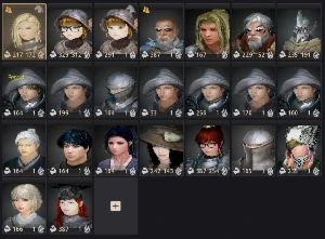 Conta Black Desert - Pot Infinita, Empregadas, Pets, Barraca