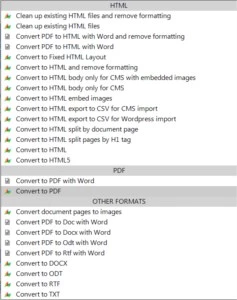 CONVERSO DE ARQUIVOS PDF PARA WORD, WORD PARA PDF - Softwares e Licenças