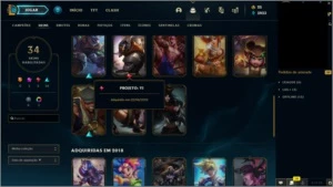 Conta diamante 2 ( s9 mestre) - League of Legends LOL
