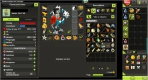 CONTA  DOFUS TOUCH SACRIER 188 TOP COM SET COMPLETO