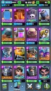 Conta Clash Royale Arena 10