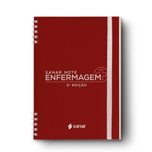 Sanar Note Enfermagem (2ª edição) é um caderno de bolso - Outros