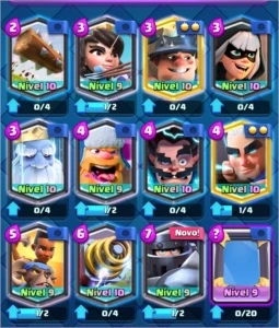 CONTA CLASH ROYALE , 4427 Troféus, 11 lendárias