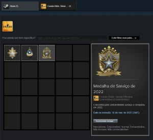 CS:GO + CS2 SUPREMO C/PRIME + GC LEVEL 15 + EMAIL PRIMÁRIO - Counter Strike