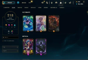 Conta LOL Unranked, 218 skins - League of Legends