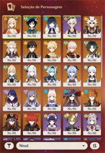 Genshin Impact - AR 57 - 10xCharacters 5* - 7xWeapons 5*