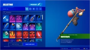 conta fortnite season 3 cap 1 235 skins + 36 jogos na epic.