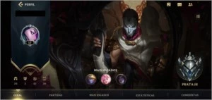 CONTA LOL SMURF DIAMANTE 4 61% DE WR - League of Legends