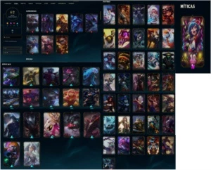 CONTA DE LOL GOLD 4, 62 SKINS, 105 CHAMPS E NÍVEL 300 - League of Legends