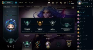 Conta Platina (III) 50k Essência, 140 Skins, 281 Ícones - League of Legends LOL
