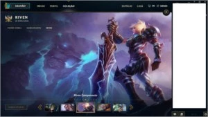 Conta com Skin Riven Season 2 - League of Legends LOL