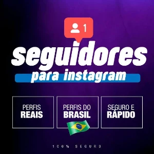 Seguidores Instagram Brasileiros Reais + Reposição 30 dias