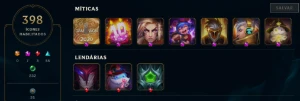 Conta League of Legends com 640 skins (ACESSO TOTAL) LOL