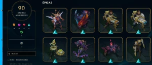 Conta League of Legends com 640 skins (ACESSO TOTAL) LOL