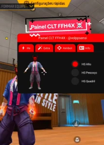 Painel Clt + Fov - Free Fire