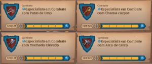 CONTA ALBION com 4 Arma no 120 (+120M Prata) - Albion Online