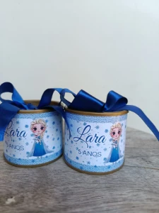 Tubo latas para aniversário - Artesanato e Personalizados
