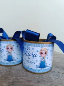 Tubo latas para aniversário - Artesanato e Personalizados