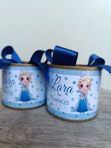 Tubo latas para aniversário - Artesanato e Personalizados