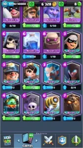 Conta arena 10 9 lendárias barata - Clash Royale