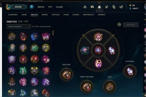 CONTA DE LOL 2015, GOLD 4 TODOS OS CHAMP - League of Legends