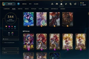 CONTA DE LOL 2015, GOLD 4 TODOS OS CHAMP - League of Legends