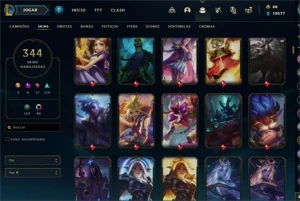CONTA DE LOL 2015, GOLD 4 TODOS OS CHAMP - League of Legends