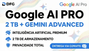 Gemini Pro Ia + Google One + Veo3 + 2Tb - Seu Email + Mensal - Assinaturas e Premium