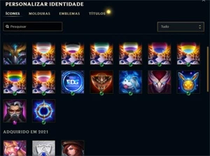 Conta League of Legends Diamante 2 - 33 Champ - 5 skins LOL