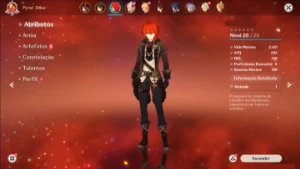 Conta Genshin com vários personagens bons - Genshin Impact
