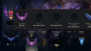 Conta lol ex chall, 5 emote challenger, ryze triunfante, etc - League of Legends