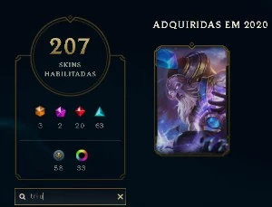 Conta lol ex chall, 5 emote challenger, ryze triunfante, etc - League of Legends