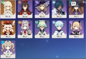 Vendo mona + klee  ar7 - Genshin Impact