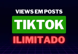 Gerador de Visualizações no TikTok - VITALICIO - Social Media