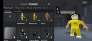 Conta Roblox, criada em 2017 com gamepass no Brokhaven.