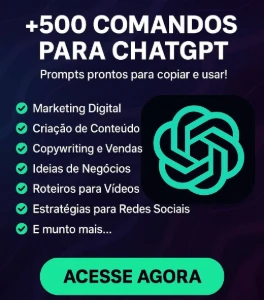 500 Comandos Prontos Para Chatgpt - Inteligência Artificial