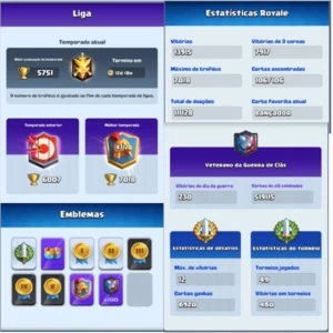 CONTA DE CLASH ROYALE FULL! VEJA DESCRIÇÃO