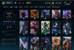 Ouro 2 com TODOS os Champs e 187 Skins ( ADC / SUP ) - League of Legends LOL