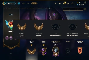 Ouro 2 com TODOS os Champs e 187 Skins ( ADC / SUP ) - League of Legends LOL