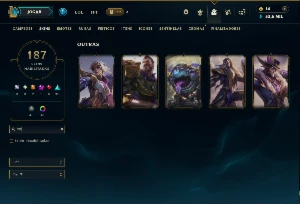 Ouro 2 com TODOS os Champs e 187 Skins ( ADC / SUP ) - League of Legends LOL