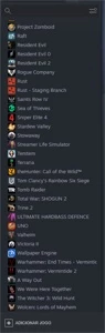 conta steam com vários jogos