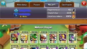 Conta Dragon city lvl 77 - Dragon City Mobile