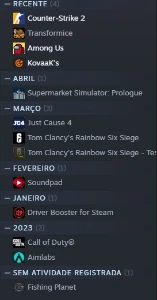 STEAM LVL 20 Gamersclub / 10 Faceit / main perfeita - Counter Strike CS