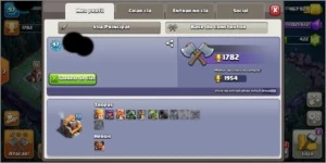 CLASH OF CLASH CV 9 COM 400 GEMAS BARATO - Clash of Clans